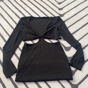 Cut out mini dress